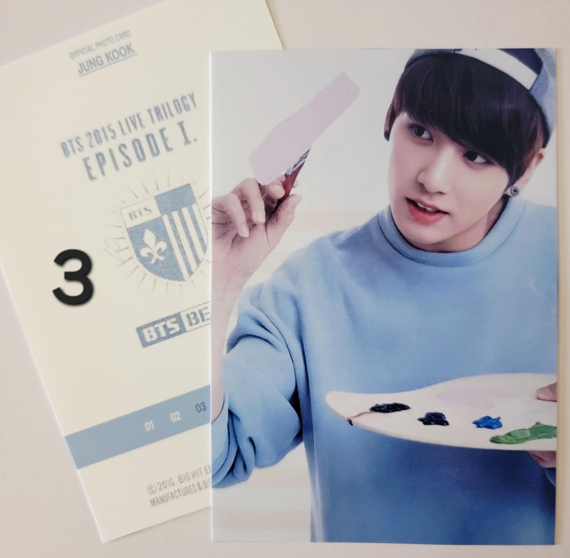 配送員設置 BTS DeLulu! Stay | Jungkook - Cards Photo Mini Begins タレントカード